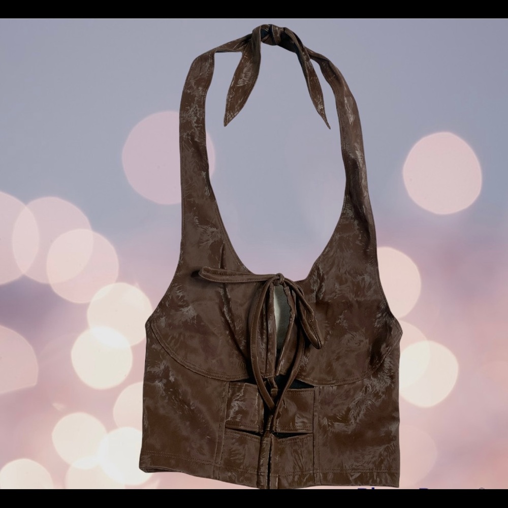Side Cut Out Mini with matching Halter.